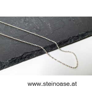 Kette Silber facettiert  50cm 